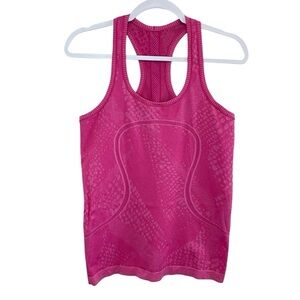 Lululemon - Run Swiftly  Racerback Tank Top - Fuschia Pink - Size 6